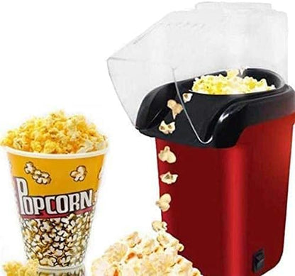 1200W Fast Popcorn Making Machine, Hot Air Popcorn Popper With Wide Mouth Design, Oil And Bpa Free