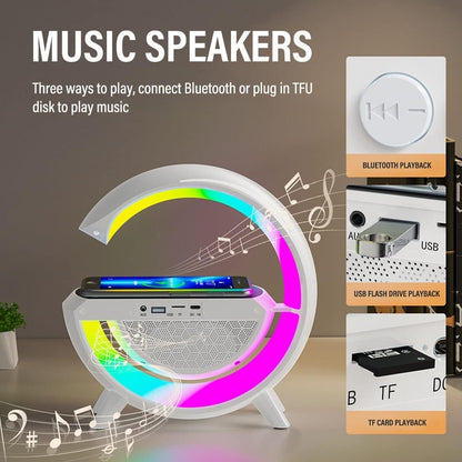 BT3401 LED Wireless Charging Bluetooth Speaker