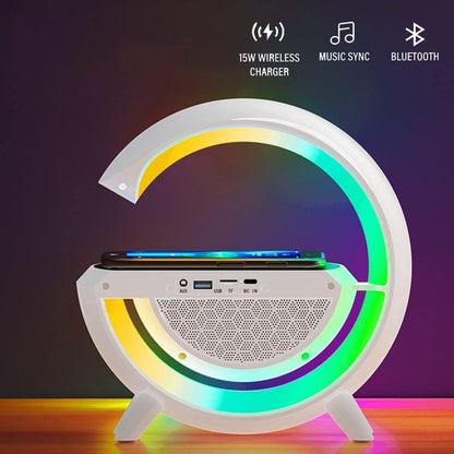 BT3401 LED Wireless Charging Bluetooth Speaker