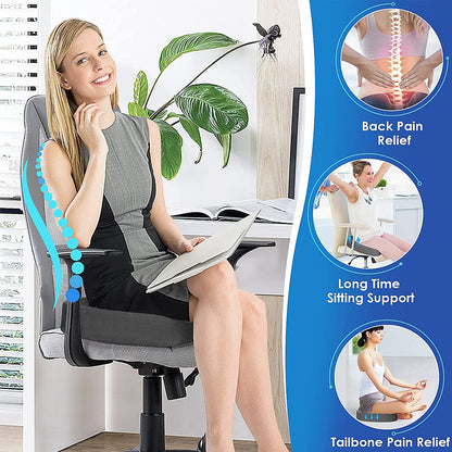 Super Soft Ergo Design Pain Relief Office Chair Coccyx Orthopedic Memory Foam Seat Cushion for Pain Relief