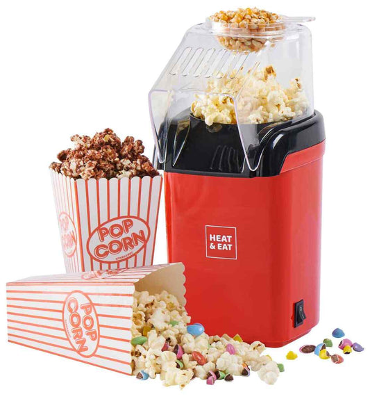 1200W Fast Popcorn Making Machine, Hot Air Popcorn Popper With Wide Mouth Design, Oil And Bpa Free